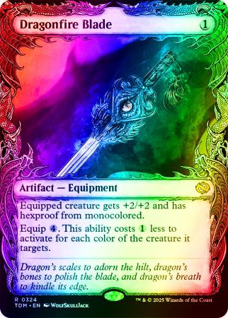 Dragonfire Blade (Showcase) - 0324 - Foil