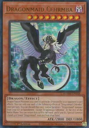 Dragonmaid Cehrmba (BLMM-EN048) - Battles of Legend: Monster Mayhem Ultra Rare 1st Edition