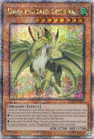 Dragonmaid Lorpar (Quarter Century Secret Rare) (RA03-EN022) - Quarter Century Bonanza Quarter Century Secret Rare 1st Edition