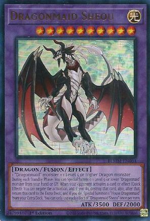 Dragonmaid Sheou (BLMM-EN064) - Battles of Legend: Monster Mayhem Ultra Rare 1st Edition