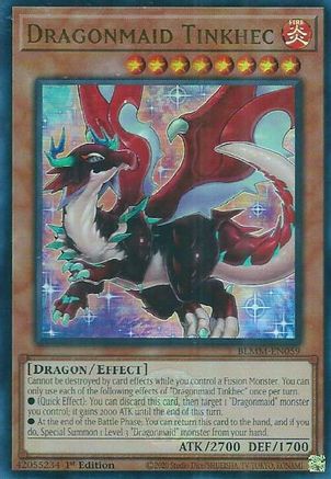 Dragonmaid Tinkhec (BLMM-EN059) - Battles of Legend: Monster Mayhem Ultra Rare 1st Edition