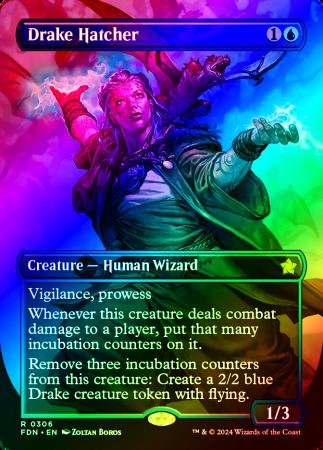 Drake Hatcher (Borderless) - 0306 - Foil