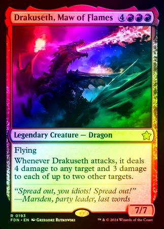 Drakuseth, Maw of Flames - 0193 - Foil