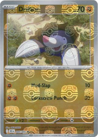 Drilbur (Master Ball Pattern) - 045/086 - Common Reverse Holo