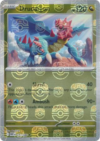 Druddigon (Master Ball Pattern) - 071/086 - Uncommon Reverse Holo