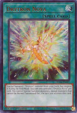 Drytron Nova (UR) (RA04-EN097) - Quarter Century Stampede Ultra Rare 1st Edition