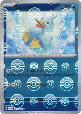 Ducklett (Poke Ball Pattern) - 025/086 - Common Reverse Holo