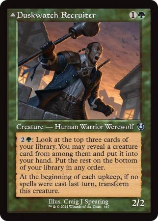 Duskwatch Recruiter (Retro Frame) - 0467