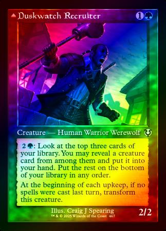 Duskwatch Recruiter (Retro Frame) - 0467 - Foil