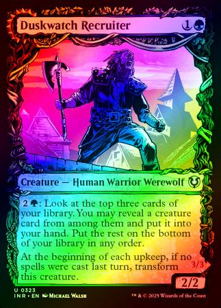 Duskwatch Recruiter (Showcase) - 0323 - Foil