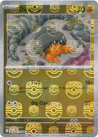 Dwebble (Master Ball Pattern) - 054/086 - Common Reverse Holo