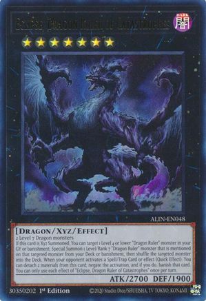 Eclipse, Dragon Ruler of Catastrophes (ALIN-EN048) - Alliance Insight Ultra Rare 1st Edition
