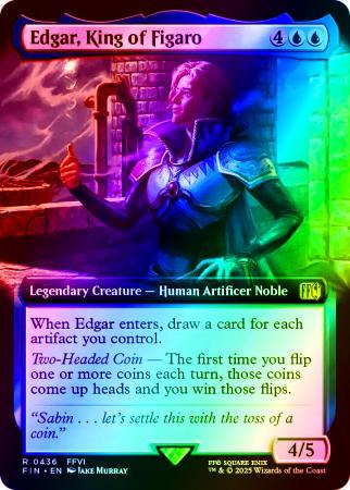 Edgar, King of Figaro (Extended Art) - 0436 - Foil