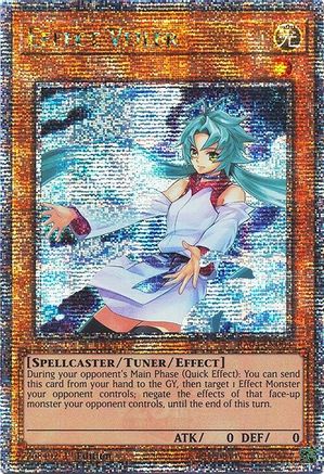 Effect Veiler (New Art) (Quarter Century Secret Rare) (RA04-EN004) - Quarter Century Stampede Quarter Century Secret Rare 1st Edition