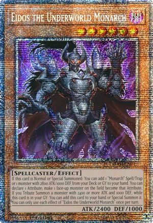 Eidos the Underworld Monarch (Starlight Rare) (DUAD-EN017) - Duelist's Advance Starlight Rare 1st Edition