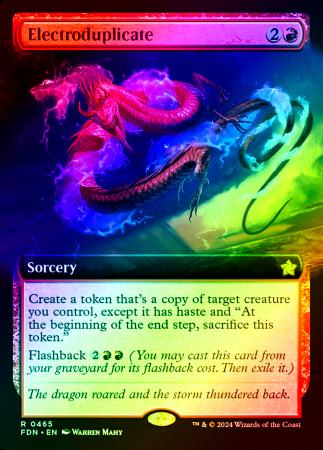 Electroduplicate (Extended Art) - 0465 - Foil