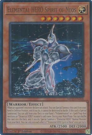 Elemental HERO Spirit of Neos (MP25-EN268) - 2025 Mega-Pack Ultra Rare 1st Edition