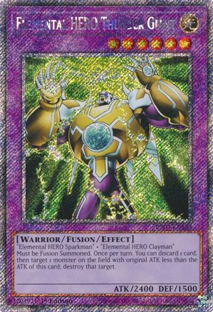 Elemental HERO Thunder Giant (Platinum Secret Rare) (RA03-EN153) - Quarter Century Bonanza Platinum Secret Rare 1st Edition