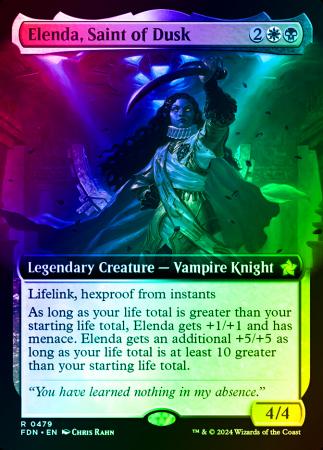 Elenda, Saint of Dusk (Extended Art) - 0479 - Foil