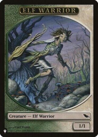 Elf Warrior // Emblem - Tibalt, Cosmic Impostor Double-sided Token - 12 // 21