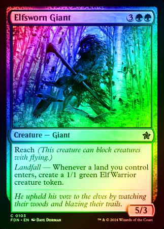 Elfsworn Giant - 0103 - Foil