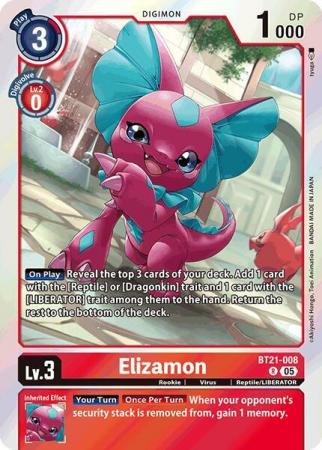 Elizamon - BT21-008 R - Rare