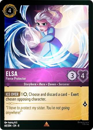 Elsa - Fierce Protector - 060/204 - Rare Cold Foil