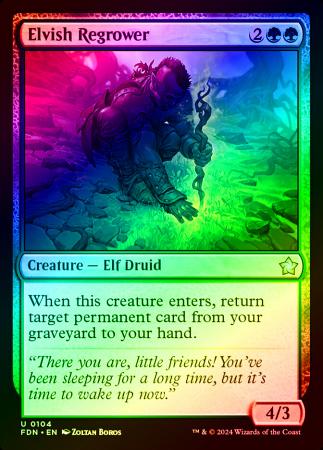 Elvish Regrower - 0104 - Foil