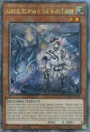 Elzette, Azamina of the White Forest (Quarter Century Secret Rare) (SUDA-EN008) - Supreme Darkness Quarter Century Secret Rare 1st Edition