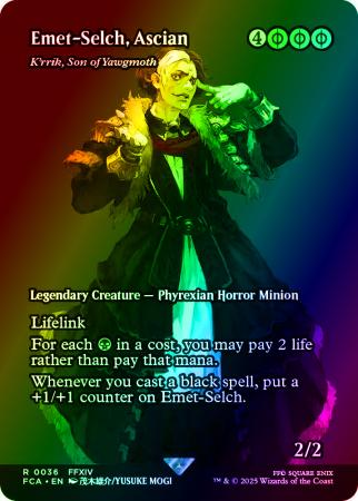 Emet-Selch, Ascian - K'rrik, Son of Yawgmoth (Showcase) - 0036 - Foil