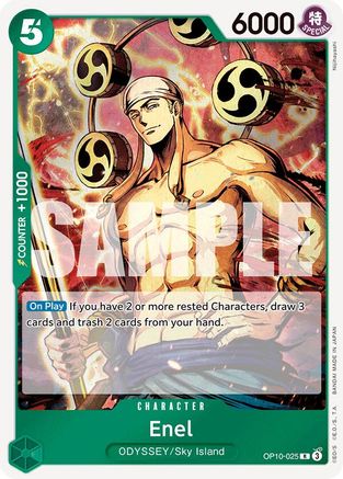 Enel - OP10-025 - Rare Foil