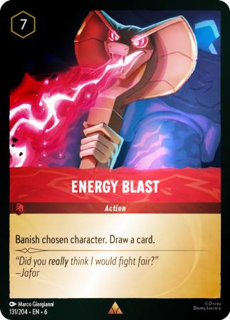 Energy Blast - 131/204 - Rare Cold Foil