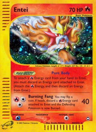 Entei - H8/H32 - Holo Rare