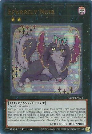 Epurrely Noir (UR) (RA04-EN071) - Quarter Century Stampede Ultra Rare 1st Edition