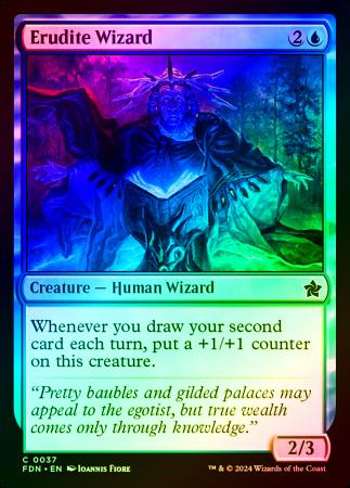 Erudite Wizard - 0037 - Foil