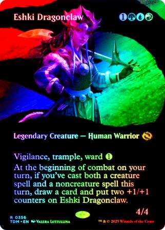 Eshki Dragonclaw (Borderless) - 0356 - Foil