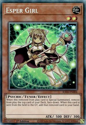 Esper Girl (PCR) (RA04-EN006) - Quarter Century Stampede Collector's Rare 1st Edition