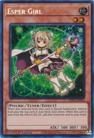 Esper Girl (Secret Rare) (RA04-EN006) - Quarter Century Stampede Secret Rare 1st Edition