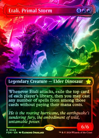 Etali, Primal Storm (Borderless) - 0329 - Foil