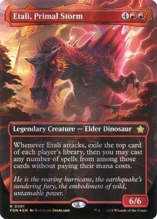 Etali, Primal Storm (Borderless) (Mana Foil) - 0391 - Foil