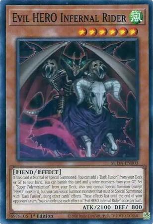 Evil HERO Infernal Rider (SUDA-EN003) - Supreme Darkness Common / Short Print 1st Edition