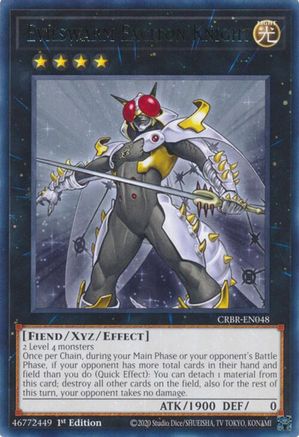 Evilswarm Exciton Knight (CRBR-EN048) - Crossover Breakers Rare 1st Edition
