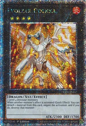 Evolzar Dolkka (Quarter Century Secret Rare) (RA04-EN167) - Quarter Century Stampede Quarter Century Secret Rare 1st Edition