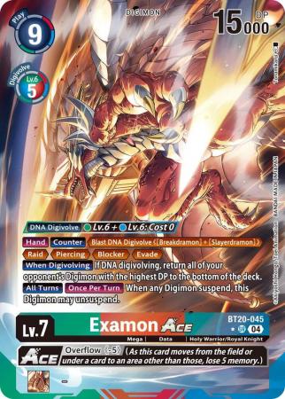 Examon ACE (Alternate Art) - BT20-045 SR - Super Rare
