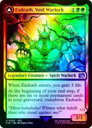 Exdeath, Void Warlock - 0220 - Foil