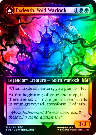 Exdeath, Void Warlock (Extended Art) - 0485 - Foil