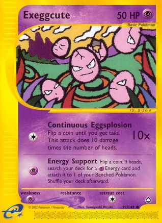 Exeggcute - 77/147 - Common Reverse Holo