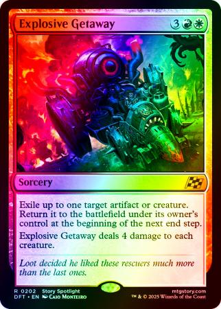 Explosive Getaway - 0202 - Foil