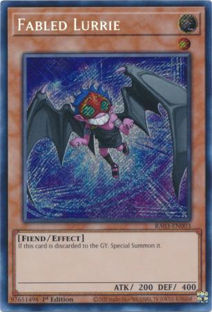 Fabled Lurrie (Secret Rare) (RA03-EN003) - Quarter Century Bonanza Secret Rare 1st Edition