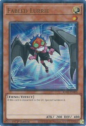 Fabled Lurrie (UR) (RA03-EN003) - Quarter Century Bonanza Ultra Rare 1st Edition